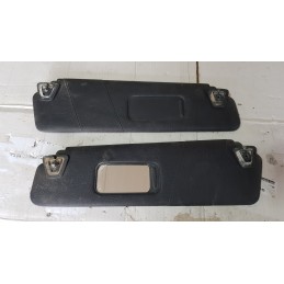 MERCEDES BENZ SLK R170 ALETTE PARASOLE PANTINA RIPARO VETRO DX SX NERO