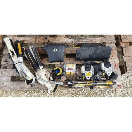 HYUNDAI SANTA FE 2 KIT AIRBAG VOLANTE PASSEGGERO CENTRALINA CINTURE