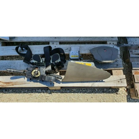 RENAULT TWINGO 2 KIT AIRBAG CRUSCOTTO VOLANTE PASSEG CINTURE CENTRALINA