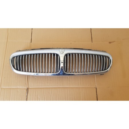 JAGUAR X TYPE GRIGLIA RADIATORE COFANO ANTERIORE MASCHERINA CROMATA