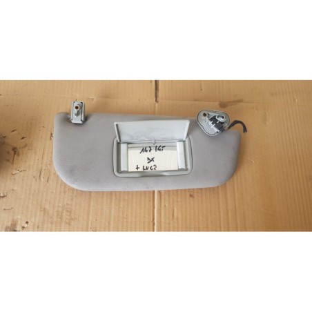 ALFA ROMEO 147 ALETTA PANTINA PANNELLO PARASOLE RIPARO DX + LUCE