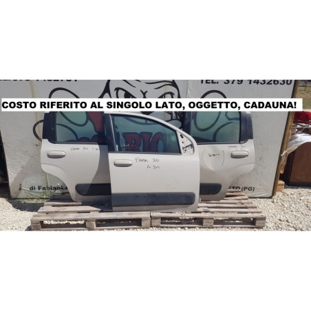 FIAT PANDA 312 SPORTELLO PORTIERA PORTIERE PORTE LATERALI ANT POST