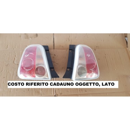FIAT 500 2S STOP FANALE FANALINO FARO LUCE POSTERIORE ESTERNO DX SX