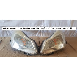 OPEL CORSA D RESTYLING PROIETTORE FARO LUCE ANT DX SX