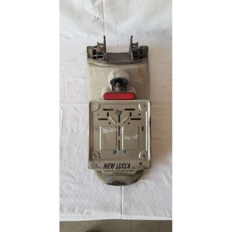 PIAGGIO BEVERLY CRUISER PORTATARGA LUCE RETRONEBBIA PARAFANGO POST