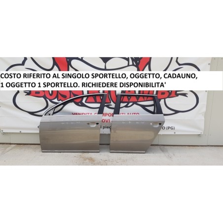 VOLKSWAGEN PASSAT B7 SW SPORTELLO SPORTELLI PORTA PORTIERA ANT POST SX