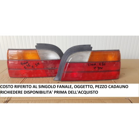 BMW SERIE 3 E36 FANALE FANALI FARO LUCE LUCI STOP POSTERIORE DX SX