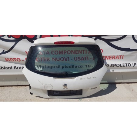 PEUGEOT 208 PORTELLONE COFANO LUNOTTO TERZO STOP BAGAGLIAIO POST