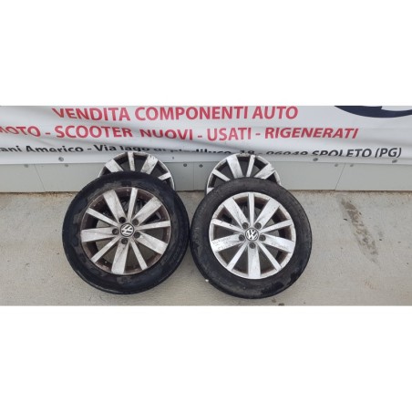 4x CERCHI IN LEGA VOLKSWAGEN PASSAT-GOLF-EOS-JETTA-SCIROCCO