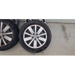 4x CERCHI IN LEGA VOLKSWAGEN PASSAT-GOLF-EOS-JETTA-SCIROCCO
