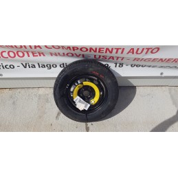 SKODA FABIA NJ3 CERCHIO IN FERRO RUOTA SCORTA RUOTINO GOMMA PNEUMATIC