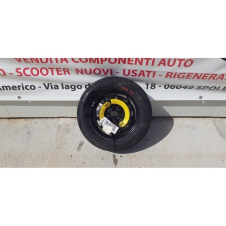 SKODA FABIA NJ3 CERCHIO IN FERRO RUOTA SCORTA RUOTINO GOMMA PNEUMATIC