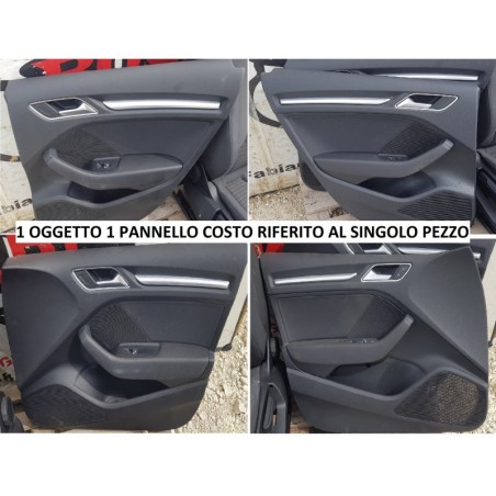 AUDI A3 8V PANNELLO PORTIERA PORTA SPORTELLO LATERALE ANT POST DX SX