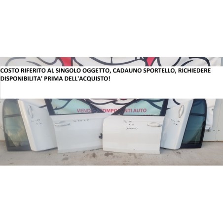 BMW SERIE 1 E87 SPORTELLO PORTA PORTIERA ANT POST SX COL ALPINWEISS