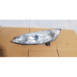 PEUGEOT 407 FANALE FANALI PROIETTORE FARO FARI ANTERIORE SINISTRO ALOGENO