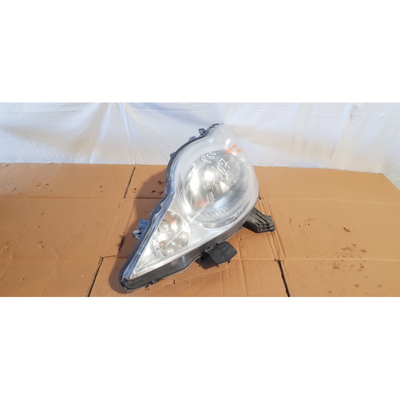 PEUGEOT 107 FANALE FANALI PROIETTORE FARO FARI ANTERIORE SX ALOGENO