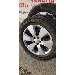 4x CERCHI IN LEGA + PNEUMATICI SUBARU OUTBACK-LEGACY-IMPREZA-XV