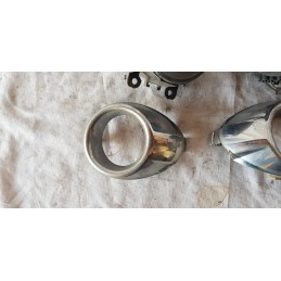 FORD FIESTA 6 SERIE MK7 FENDINEBBIA CORNICI COPERTURA CROMATA SX DX ANT