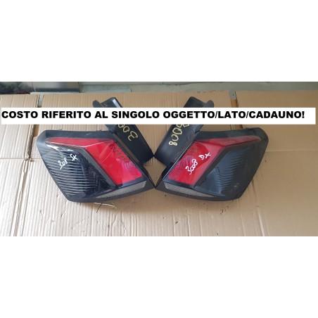 PEUGEOT 3008 2 SERIE STOP FANALE FANALI LUCI POSTERIORE DX SX LED