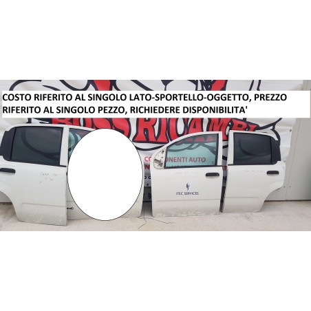 FIAT PANDA 3 SERIE 312 SPORTELLI PORTA PORTE PORTIERA ANT POST DX SX