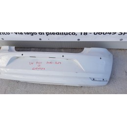 VOLKSWAGEN POLO 6C PARAURTI PARAURTO POSTERIORE NUDO REAR BUMPER