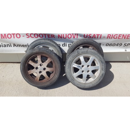 4x CERCHI IN LEGA DAIHATSU TREVIS-CUORE-SIRION-MATERIA INT. 4x100