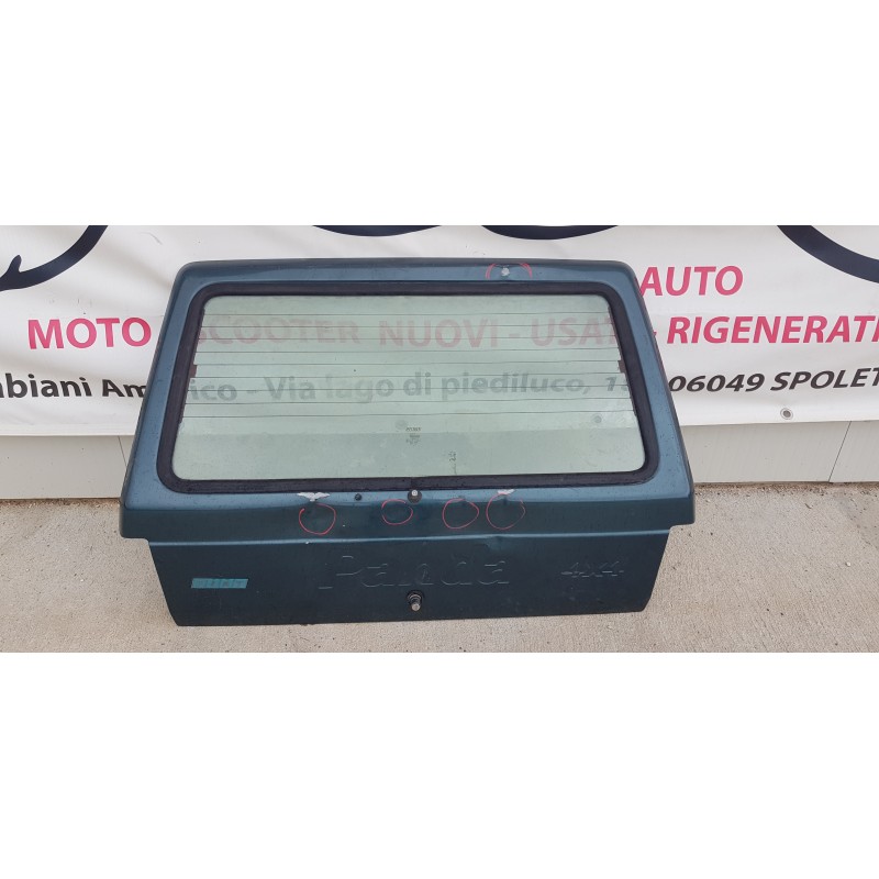 FIAT PANDA 141 4x4 PORTELLONE COFANO BAGAGLIAIO POSTERIORE IN RILIEVO