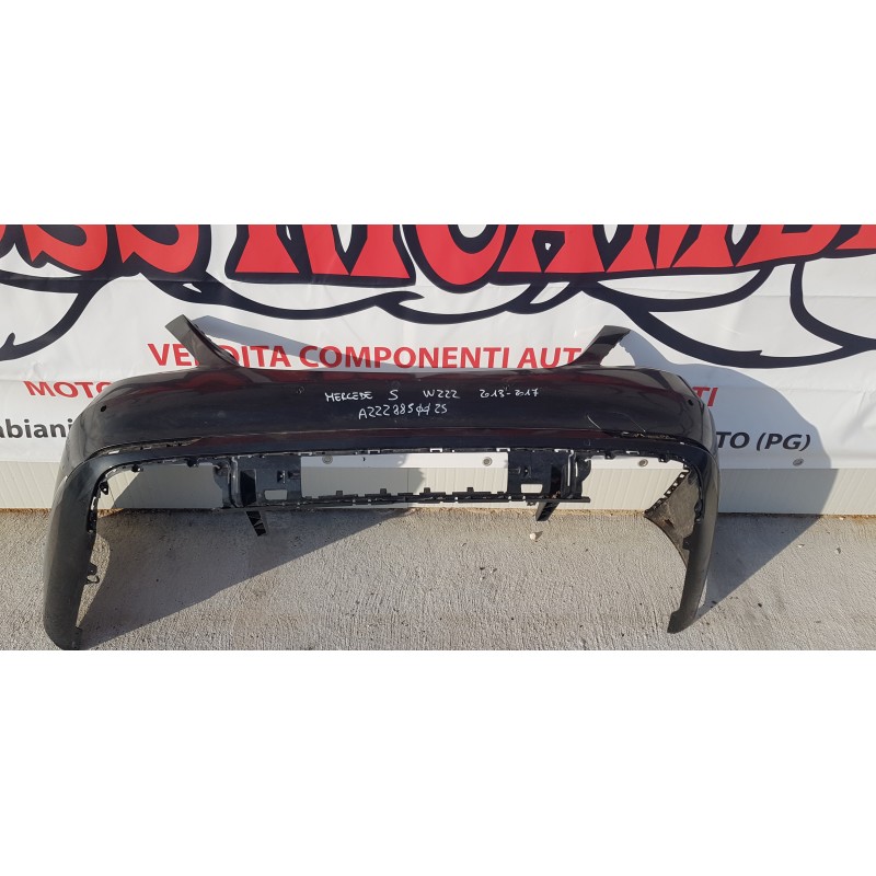 MERCEDES CLASSE S W222 PARAURTI PARAURTO POSTERIORE NUDO REAR BUMPER