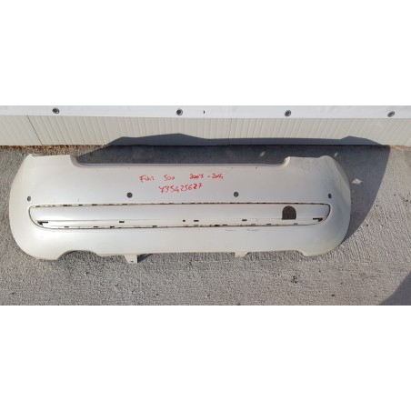 FIAT 500 PARAURTI PARAURTO POSTERIORE NUDO REAR BUMPER