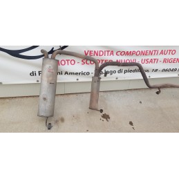 FIAT 500L MARMITTA TUBO SCARICO TERMINALE SILENZIATORE 0.9 METANO