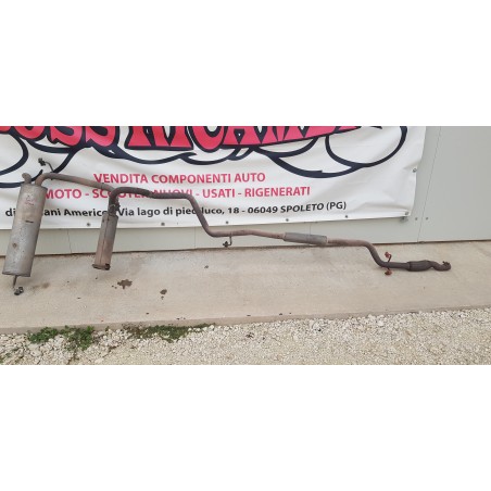 FIAT 500L MARMITTA TUBO SCARICO TERMINALE SILENZIATORE 0.9 METANO