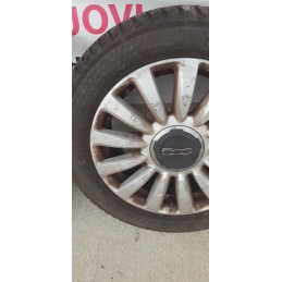 FIAT 500L CERCHIO IN LEGA BORCHIETTA RUOTA SCORTA 16 POLLICI 5x98