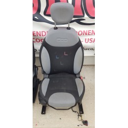 FIAT 500L TAPPEZZERIA SEDILI INTERNI TESSUTO AIRBAG ANT POST COMP