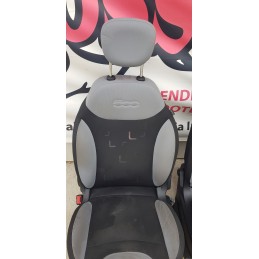 FIAT 500L TAPPEZZERIA SEDILI INTERNI TESSUTO AIRBAG ANT POST COMP