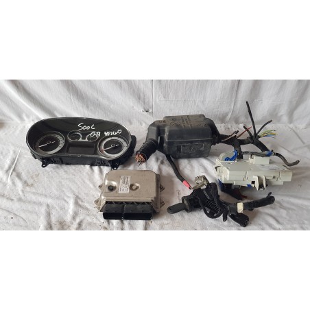 FIAT 500L KIT ACCENSIONE ECU CENTRALINA MOTORE BODY CHIAVE 0.9 CNG