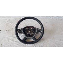 DACIA DUSTER 2S REST. VOLANTE CORONA STERZO COMANDI RADIO IN PELLE