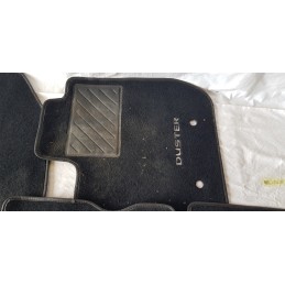 DACIA DUSTER 2S REST. SET TAPPETINI MOQUETTE ANT POST DX SX ORIGINALI