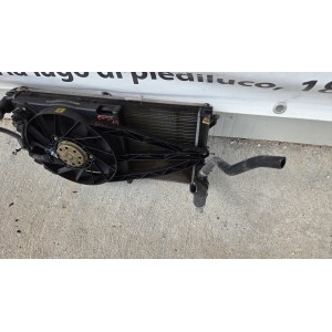FIAT PANDA 169 KIT RADIATORI RADIATORE CLIMA A/C ACQUA ELETTROVENTOLA 1.2 BENZIN