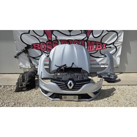 RENAULT MEGANE 4 IV MUSATA FRONTALE PARAURTI COFANO PARAFANGO FANALI RADIATORI
