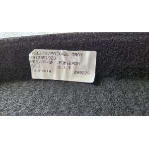 CITROEN C3 TERZA SERIE CAPPELLIERA RIPIANO BAGAGLIAIO MENSOLA POSTERIORE