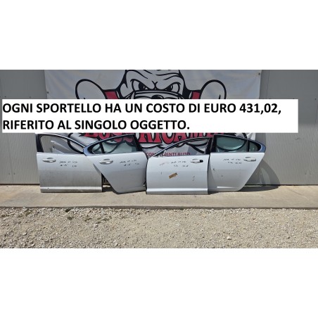 JAGUAR XF X250 SPORTELLO PORTA PORTIERA LATERALE ANT POST DX SX