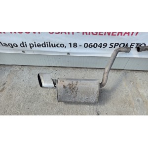 JAGUAR XF X250 MARMITTA SILENZIATORE SCARICO SINISTRO POSTERIORE