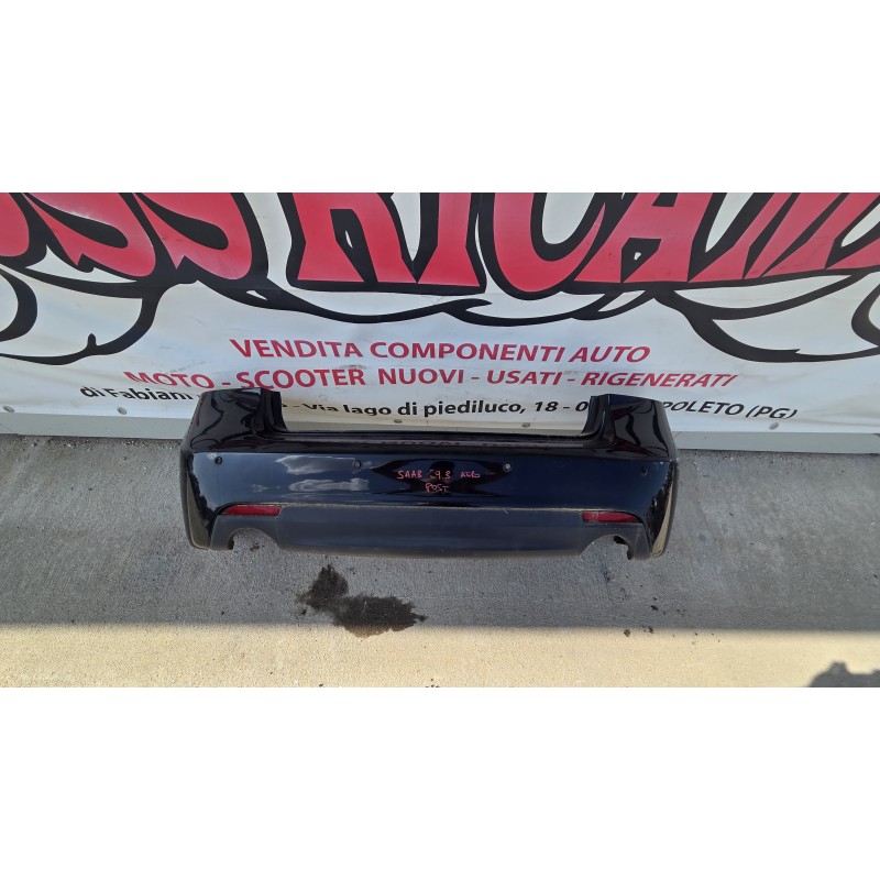 SAAB 9.3 9-3 AERO PARAURTI MODANATURE SPOILER FENDI POSTERIORE + SENSOR