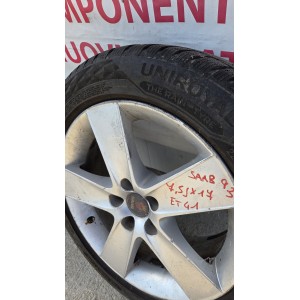 SAAB 9.3 9-3 AERO CERCHIO IN LEGA RUOTA SCORTA CERCHIONE DA 17 POLLICI