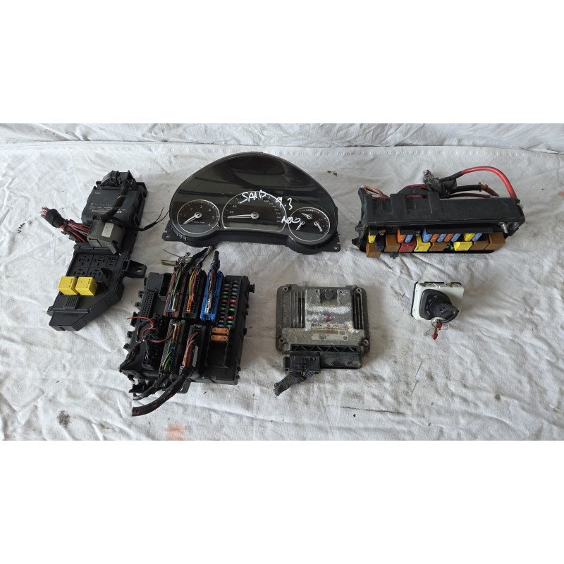 SAAB 9.3 9-3 KIT AVVIAMENTO CENTRALINA ECU BODY CHIAVE MOTORE